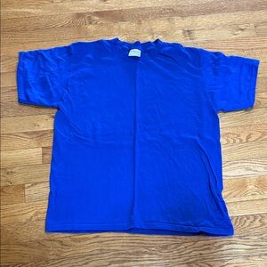 Vintage 90’s Sunbelt Men's Vibrant Blue Crewneck Tee